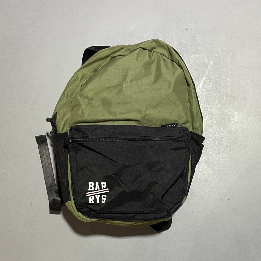 Green and Black Backpack